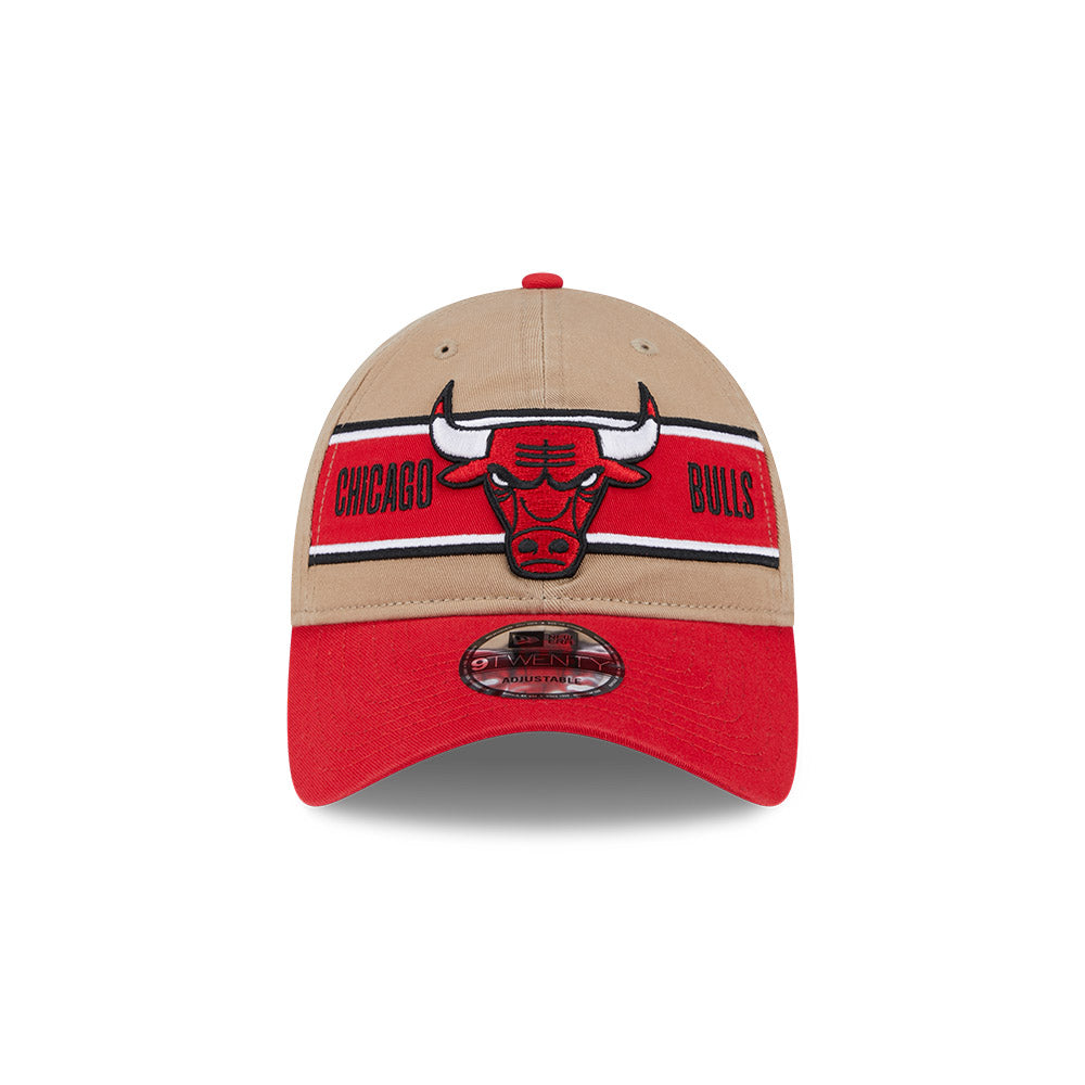 Chicago Bulls Hat - Camel NBA 2024 Draft 9Twenty Strapback Cap - New Era